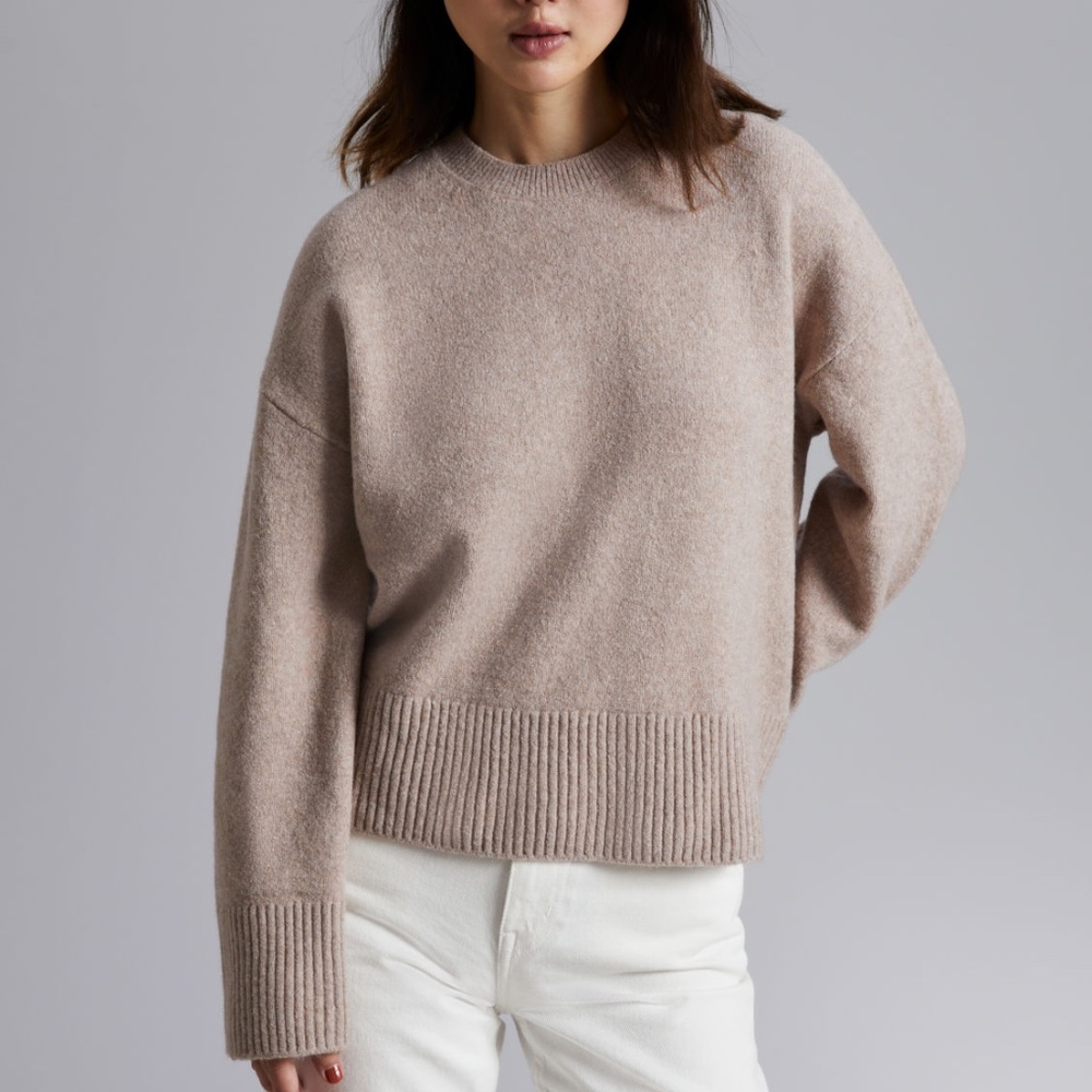 & Other Stories Cropped Knit Sweater - Picture 5 of 6